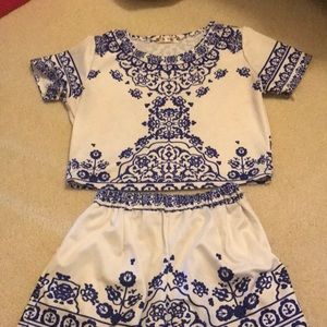 Two piece outfit set